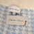 Cara Cara Blue & White Wool Houndstooth Bodie Skirt