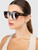 Fendi Havana Square Sunglasses