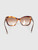 Fendi Havana Tortoiseshell Lettering Sunglasses