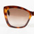 Fendi Havana Tortoiseshell Lettering Sunglasses