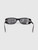 Fendi Black FF Squared Oval Sunglasses
