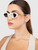 Fendi Ivory Cat Eye Fendigraphy Sunglasses