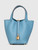 Hermès Blue Jean Clemence Leather Picotin Lock 18 Bag
