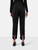 Oscar de la Renta Black Sequin Embellished Trousers