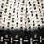 Oscar de la Renta Black & White Silk Skirt