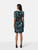 Erdem Blue Floral Pattern Midi Annie Dress