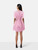 Valentino Garavani Pink Wool Lace Trim Dress