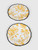 Gucci Set of Two Yellow Herbarium Dessert Plate