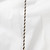 Oscar de la Renta White Poplin Tassel Blouse