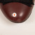 Chanel Burgundy Leather CC Bow Ballet Flats