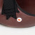 Chanel Burgundy Leather CC Bow Ballet Flats