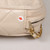 Chanel Vintage Ecru Quilted Leather Tassel Camera Bag