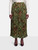 Johanna Ortiz Floral & Leopard Pleated Midi Skirt