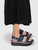 Marni Navy Glitter Platform Sandals