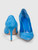 Gianvito Rossi Blue Suede Pointed Pumps