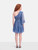Needle & Thread Blue Sequinned One Shoulder Dress