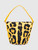 Dolce & Gabbana Leopard Canvas Mini Bucket Bag