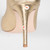 Gianvito Rossi Gold Leather Point Toe Pumps