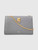 Mulberry Grey Leather Iris Wallet on Chain