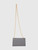 Mulberry Grey Leather Iris Wallet on Chain