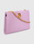 Mulberry Purple Leather Iris Wallet on Chain