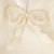 Self-Portrait Cream Sequin Bow Mini Dress