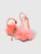 Moschino Pink Patent Feather Heels