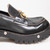 Gucci Black Horsebit Leather Chunky Loafers