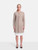 Longchamp Beige Shearling Mid Length Coat