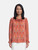 Horror Vacui Red Floral Blouse