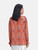 Horror Vacui Red Floral Blouse
