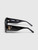 Linda Farrow Black Rectangle Marfa Sunglasses