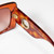 Linda Farrow Orange Oversized Sierra Sunglasses