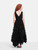 Marchesa Notte Black Embellished Maxi Gown
