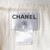 Chanel Spring 2007 White Boucle Tweed Zip Up Top