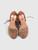 Aquazzura Brown Leather Tie Heeled Sandals