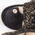 Jimmy Choo Black & Gold Glitter Suede Sandals