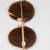 Linda Farrow Brown Gold Plated Round Mirror Sunglasses