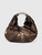 Bvlgari Brown Pony Style Calfskin Top Handle Bag