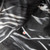 Supreme Black Abstract Oversized Puffer Coat