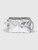 Bottega Veneta Silver Metallic Cassette Camera Bag