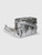 Bottega Veneta Silver Metallic Cassette Camera Bag