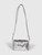 Bottega Veneta Silver Metallic Cassette Camera Bag