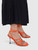 Mach & Mach Orange Patent Camille Crystal Sandals