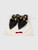 Valentino Garavani Black Leather Roman Stud Flat Mules