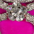 Mach & Mach Pink Double Bow Crystal Satin Heels