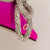 Mach & Mach Pink Double Bow Crystal Satin Heels