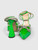 Mach & Mach Green PVC Crystal Bow Heels