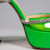 Mach & Mach Green PVC Crystal Bow Heels