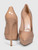 Gianvito Rossi Beige Patent Platform Pumps